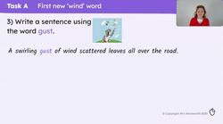 Rich vocabulary associated with wind words Instructional Video