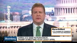 U.S. Chamber's Myron Brilliant Says U.S.-China Trade Deal Is in Home Stretch News Clip