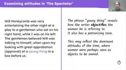 Discussing historical and societal attitudes Instructional Video