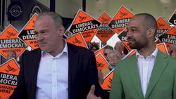 Davey unveils plans to cut GP waiting times during campaign event in Eastbourne - HD footage News Clip