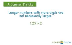 Comparing Decimals Using Base 10 Blocks Instructional Video