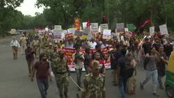 Protests in India against Kashmir status change Instructional Video