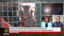 Aid trucks destined for Gaza are stuck in Egypt after Israel resumed aerial bombardment News Clip