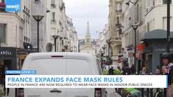 France Now Requires Face Masks In Indoor Public Spaces News Clip