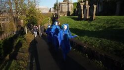 Extinction Rebellion perform funeral for Cop 26 News Clip