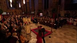Duke and Duchess of Cambridge attend the Together at Christmas carol service News Clip