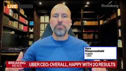 Uber CEO Khosrowshahi on Second-Quarter, Hiring, Delta Variant News Clip