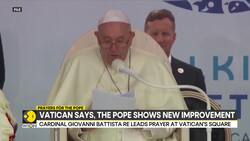 Hundreds of faithful pray at St Peter's Square for Pope Francis' health News Clip