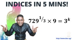 A good question on Indices Instructional Video