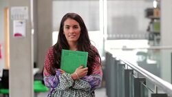 Portrait of Female Biologist Stock Footage