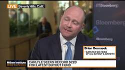 Carlyle's Bernasek Expects Pause in Buyout Activity News Clip