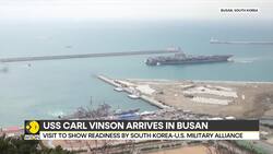 US aircraft carrier enters South Korean port as show of force News Clip