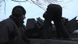 CLEAN : Ukrainian unit using Soviet-era tanks in dire need of 'better equipment' News Clip
