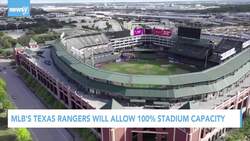 Texas Rangers' New 40,000-Seat Stadium Will Open At 100% Capacity News Clip