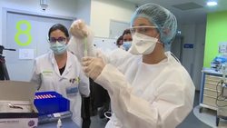 CLEAN : French hospital rolls out antigen Covid tests News Clip