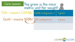 Compare and Convert Metric Units of Weight Instructional Video