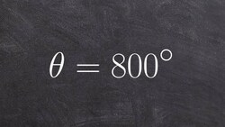 Determine two coterminal angles positive and negative Instructional Video