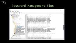Password Management Tips Instructional Video