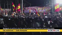 Stampede at political rally in India kills dozens News Clip