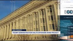 Trump administration halts construction of wind energy projects off Jersey Shore News Clip