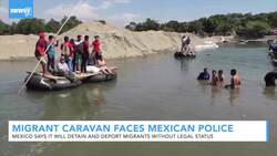 Migrant Caravan Faces Authorities At Mexican-Guatemalan Border News Clip