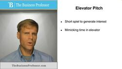 Elevator Pitch - Startup Ventures Instructional Video
