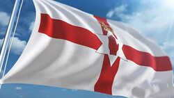 Flag of Northern Ireland | Loopable Stock Footage