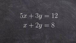How to solve a system of equation using substitution Instructional Video