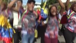 CLEAN : Family of Venezuela's Rojas celebrates her triple jump world record News Clip