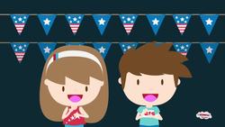 4th of July Fireworks | Independence Day | Kids Songs | Nursery Rhymes | Preschool | Kindergarten Instructional Video