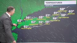 Sun giving way to clouds with a chance of a shower or thunderstorm today News Clip