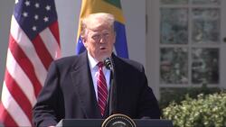 Trump praises Brazil's far-right president at WH News Clip