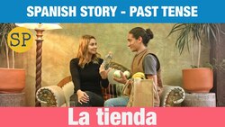 Learn Spanish | Past Tense Story | La tienda Instructional Video