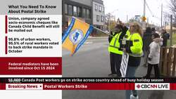 Canada Post workers strike, spokesperson says organization needs to make 'real changes' News Clip