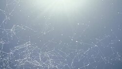 White Geometric Lines Polygonal Triangle circle in corners Looped Futuristic Technology Molecular Abstract Plexus Background. Network Connections. Futuristic Glowing Network Seamless Loop. Stock Footage