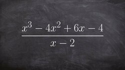 Dividing two polynomials using synthetic division Instructional Video