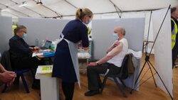 CLEAN : Bath Racecourse hosts new vaccination centre News Clip