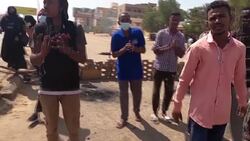 CLEAN : Sudanese pro-civilian protesters demonstrate against coup News Clip
