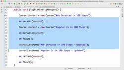 Master Hibernate and JPA with Spring Boot in 100 Steps - Step 17 - JPA and Hibernate Annotations - @Column Instructional Video