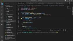 ChatGPT Voice-Powered Chatbot Build with React and FastAPI - Send Axios Fetch Request Instructional Video