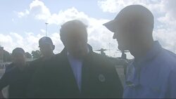 Trump arrives in Fla. to survey hurricane damage News Clip