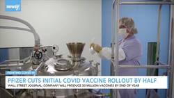 Pfizer Cuts Initial COVID-19 Vaccine Rollout By Half News Clip