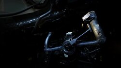 Flight Controls On Old Bomber Airplane. Stock Footage