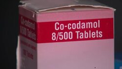 UK: Stockshots of Prescription Painkillers. News Clip