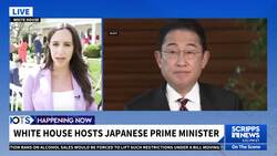 Biden welcomes Japan's prime minister in show of unity to China News Clip