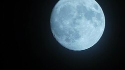 Moon In Night Stock Footage