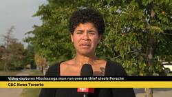 Video captures moment alleged car thief runs over man Instructional Video