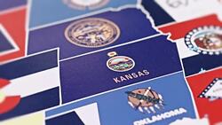 Kansas from USA States Stock Footage