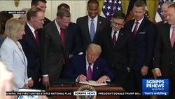 Trump signs measure blocking California's ban on new sales of gas-powered cars News Clip