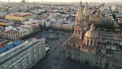 Guadalajara's Glory: Drone Views of a Mexican Haven Stock Footage